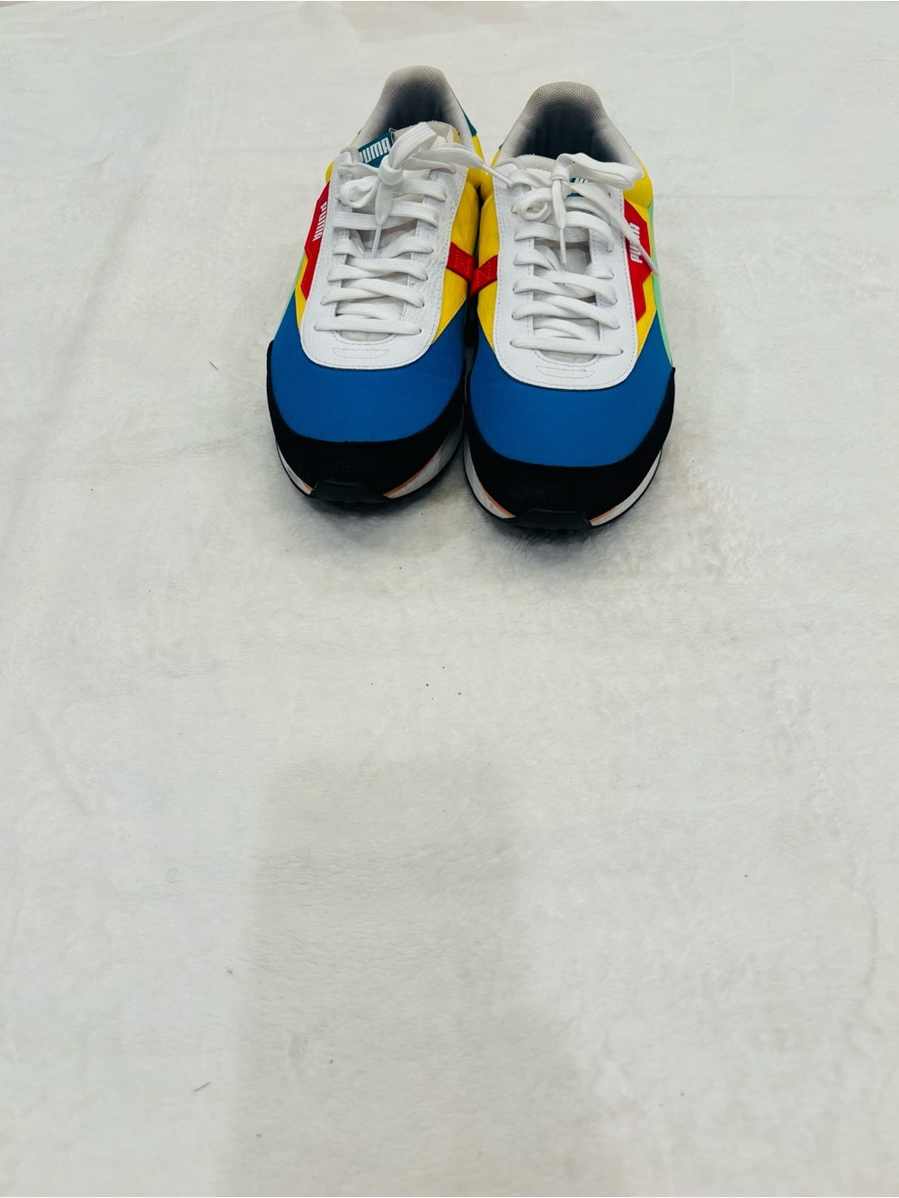 Puma Men’s Blue/Yellow/Green Retro Style Sneakers size 13 - Picture 6 of 8
